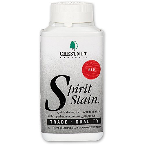 CHESTNUT PRODUCTS SSRED500 Spirit Stain Red, 500ml