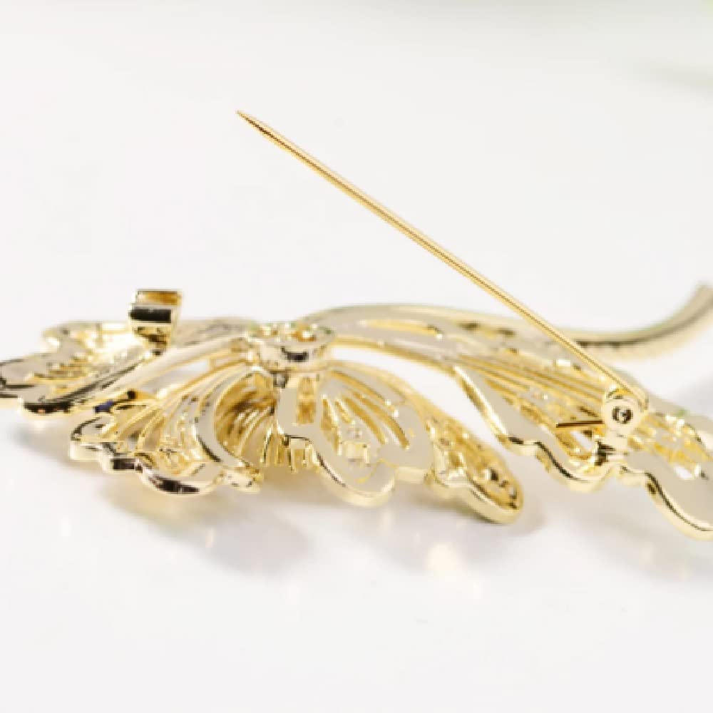Brosche Pins Bunte Broschen Elegante Hohle Blumenbroschen Damenkleider Mäntel Schals Accessoires