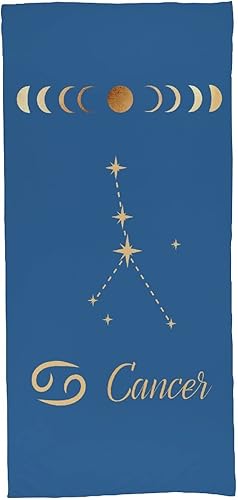 CengJZM Toalla de baño de playa Cancer, toallas suaves y absorbentes, de secado rápido, toalla de calidad para adultos, niños, baño, spa, natación,