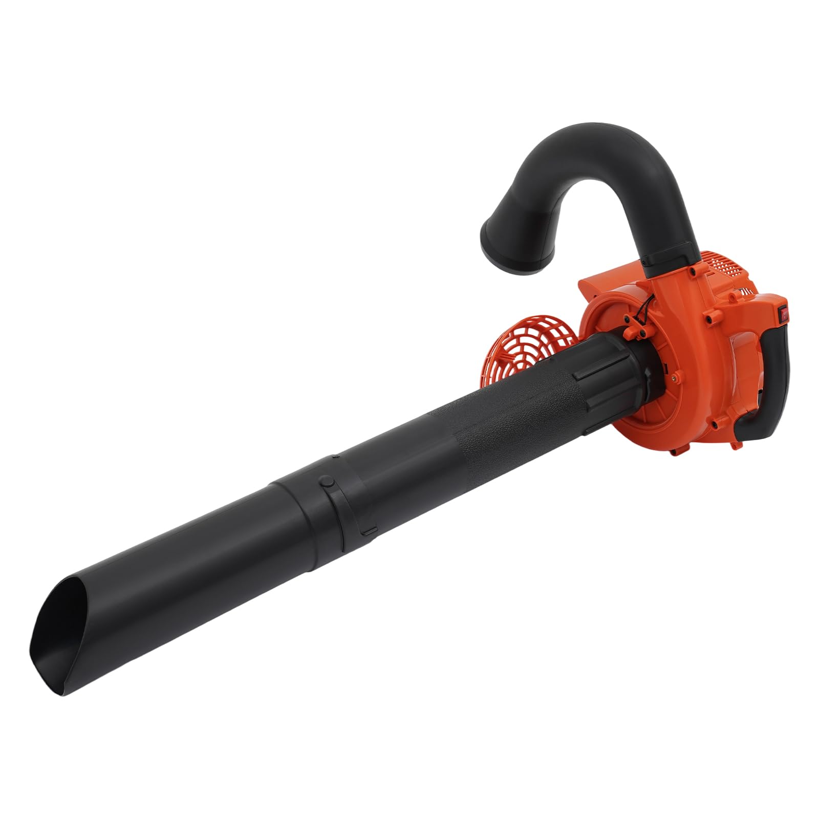 Benzin Laubbläser 25.4cc, 0,13 m³ / s, Laubpuster Schneefräse für Garten Rasenpfleg,Terrasse, Variable Geschwindigkeitsdrossel, Elektronische Zündung, Laubsauger inkl. Sammeltasche