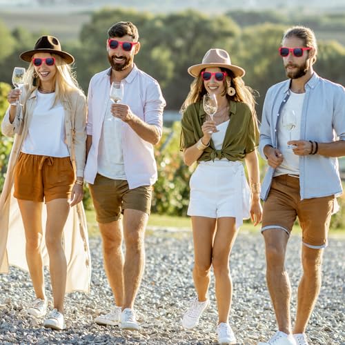 ASTARON 12 Pack Party Sunglasses Bulk Neon Party Favors for Beach Wedding Party Pool Party Supplies3