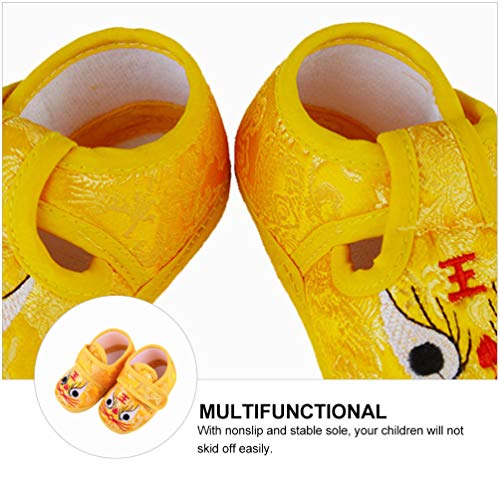 Soft-Soled Baby Toddler Shoes Breathable Non-Slip Tiger-Head Design for Infants 0-12 Months Cozy and Lightweight3