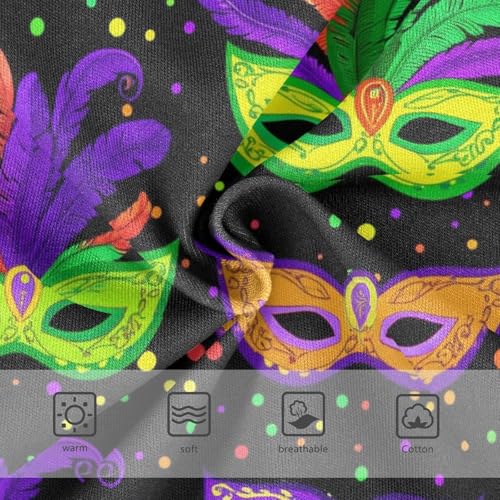 Joisal Funny Toddlers Underwear Floral 2t Cotton Cute Panties Girl Colorful Carnival Masks Black Briefs Girls Undies3