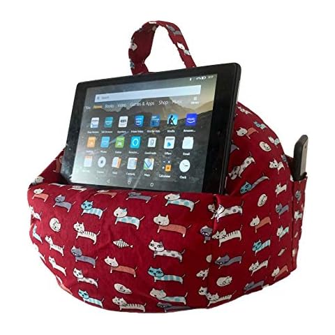 Red Cats MyCushy Tablet Stand Cushion Works with any Device including Phones Tablets eReaders Books Cover