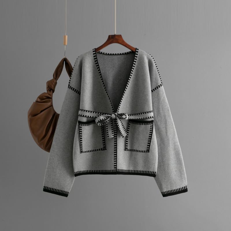 Image of JASCLS Women's Trendy Summer Long Sleeve Open Front Sweater Cardigans for Women