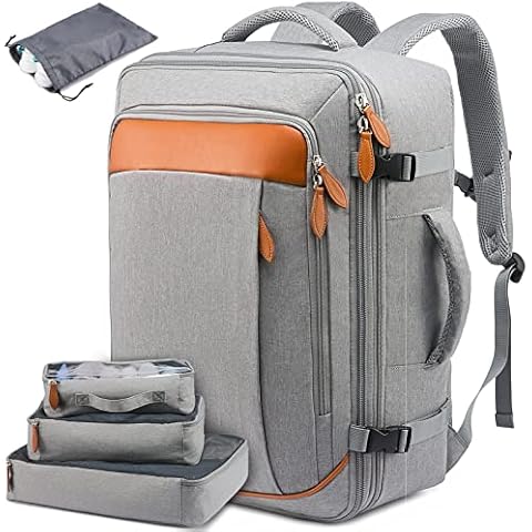LOVEVOOK Handgepäck Reiserucksack, 35L-40L Erweiterbarer Handgepäck Rucksack Flugzeug Cover