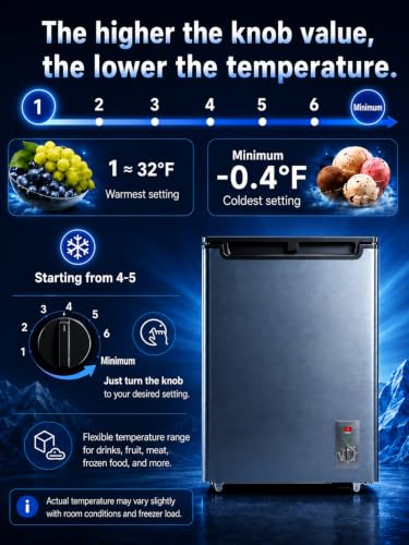 Casanta 7.0 Cu Ft Chest Freezer