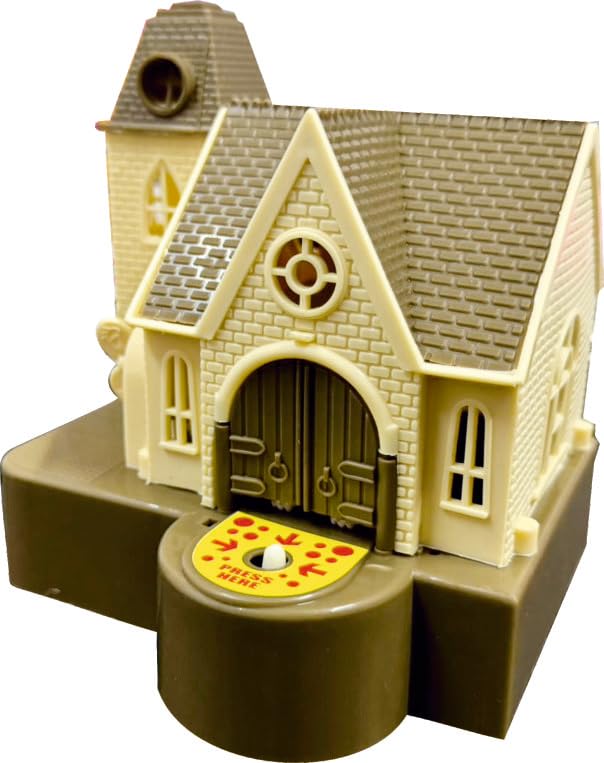 Image of Toyzone Katty Castle Coin Bank - Brown |Classic Cat House Toy | Coin Stealing Cat House |House of Cat | Coin Collecting Saving Bank for Kids |for 3+ Year