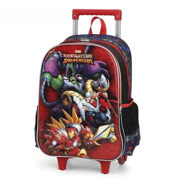 Mochila com Rodinhas Super Heróis - Luxcel