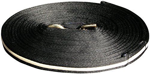 Laisse longue Harry's Horse 31008018-11 finition soignée noir et or pour passionnés