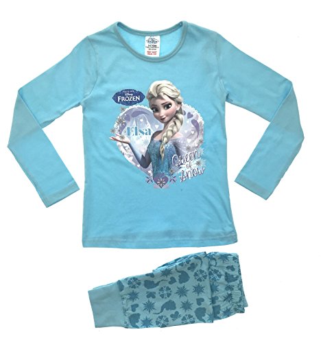 Disney Ensemble de Pyjama 2 pièces La Reine des Neiges II pour Filles 'The North Calls', Bleu, 2-3 Ans