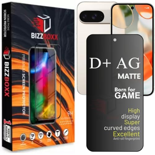 Image of Compatible With Google Pixel 9 D+ AG Matte Tempered Glass Screen Guard Protector Anti Fingerprint Gaming Special With Camera Cut (Pixel 9-6.24 Inch)- Pack of 1