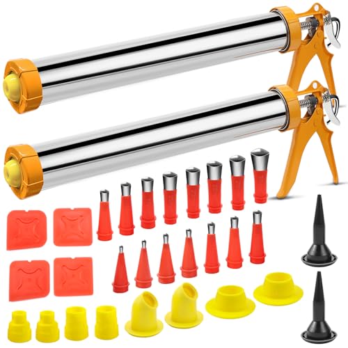 GIAK Silikonpistole Kartuschenpresse Geeignet für Kartuschen & Beutel mit der Füllmenge 310 ml für Kartuschen und Schlauchbeutel Besuche den STAHLWERK-Store