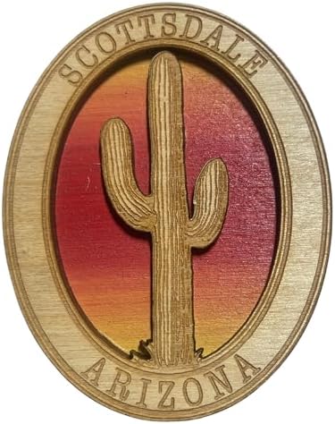 Wooden Honolulu Hawaii Magnet, Laser Cut Magnetic Souvenir