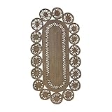 mavaux Marguerite- Stilvoller Teppich im Jute, ideal für Wohnzimmer, Esszimmer & Flur, pflegeleicht und wetterbeständig für Indoor & Outdoor, Boho Design (100x200)