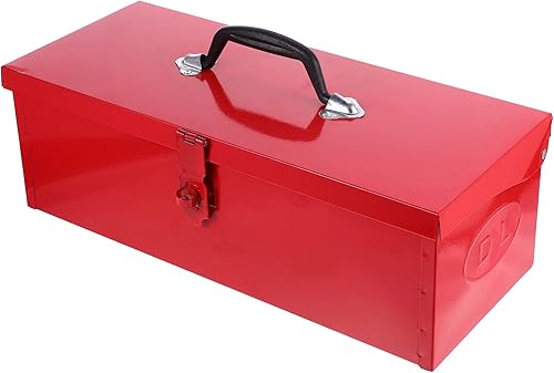 DOITOOL Caja de herramientas Caja de almacenamiento impermeable rosa Caja de herramientas portátil Caja de almacenamiento de herramientas Caja de
