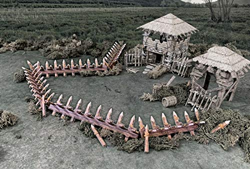 Battle Systems Fantasy Terrain Deadly Stakes - 28-35mm DND D&D RPG Wargames Historical/Fantasy Card Scenery