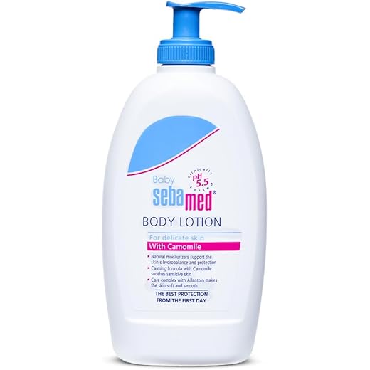 Sebamed Baby Body Lotion|pH 5.5|Long lasting moisturiser|Quickly absorbed| 400 ml