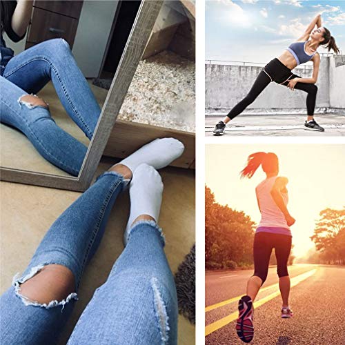 Image of ROSEHONEY Womens Socks Low Cut Ankle Athletic Thin Cotton Casual Short Socks 6 Pairs