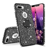 ISADENSER for iPhone 7 Plus Case iPhone 8 Plus Case Ultra-Slim Glitter Bling Diamond Luxury Plating...