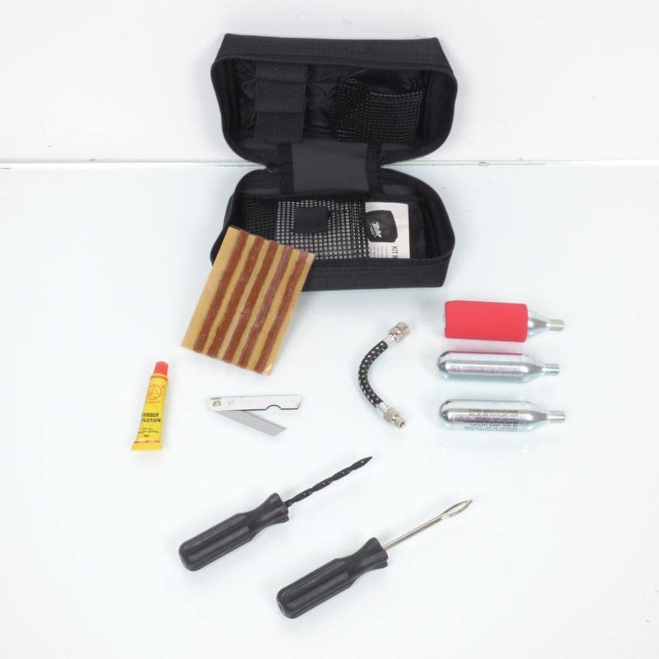 Kit Reparacion Reparación Pinchazo Neumático Tubeless Bihr Moto Scooter Nuevo