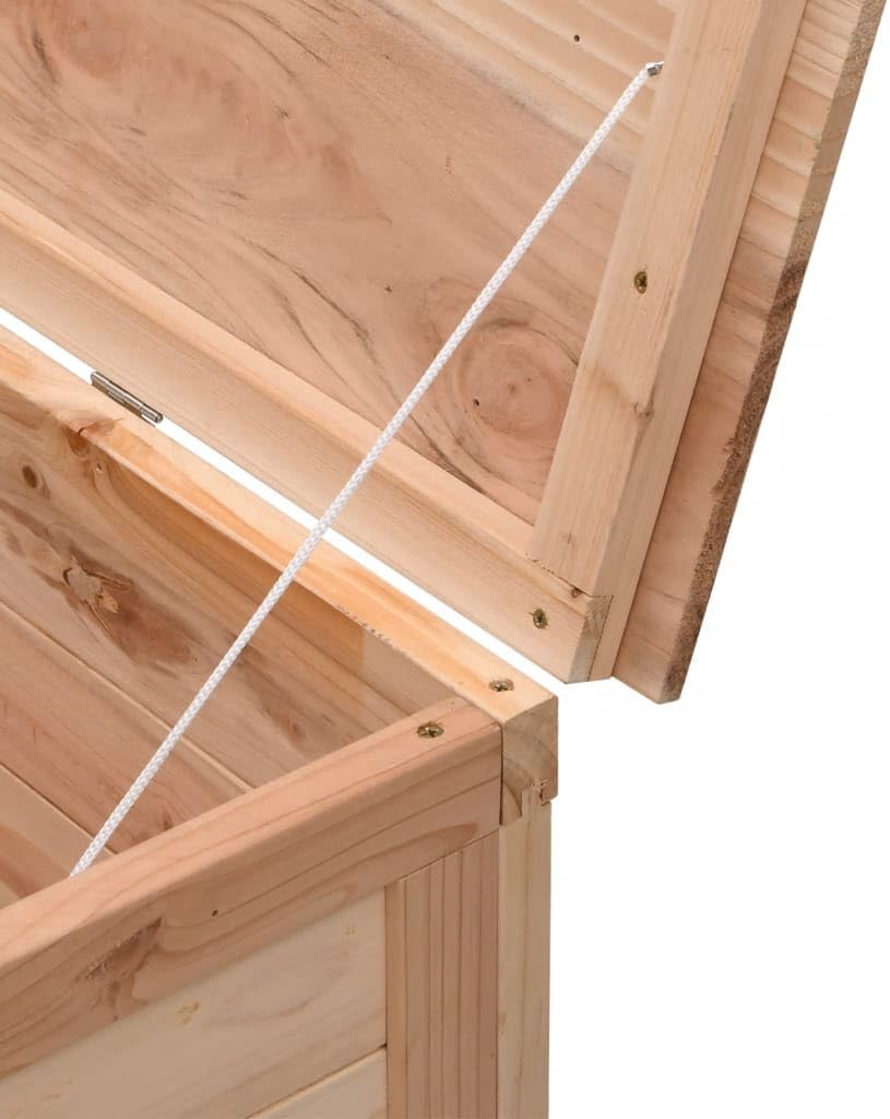 Patio Storage Box 78.1"x19.7"x22.2" Solid Wood Fir,Durable Solid Fir Wood Patio Storage Box for Outdoor Cushions and Accessories Storage Boxes, Patio Furniture