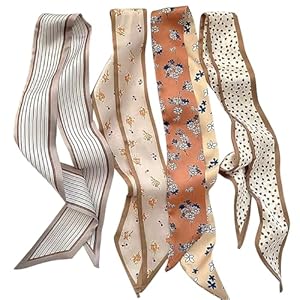 4Pcs Hair Scarf for Women, Fashion ...