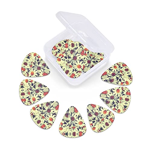 Médiators Guitare 12-Pack Vintage Fleurs Médiators Guitare Électrique Guitare Acoustique Diverses Guitares - Les Beatles, Paul McCartney, John Lennon, RIngo Starr, George Harrison Médiators Guitare 12-Pack Vintage Fleurs Médiators Guitare Électrique Guitare Acoustique Diverses Guitares – Image 6