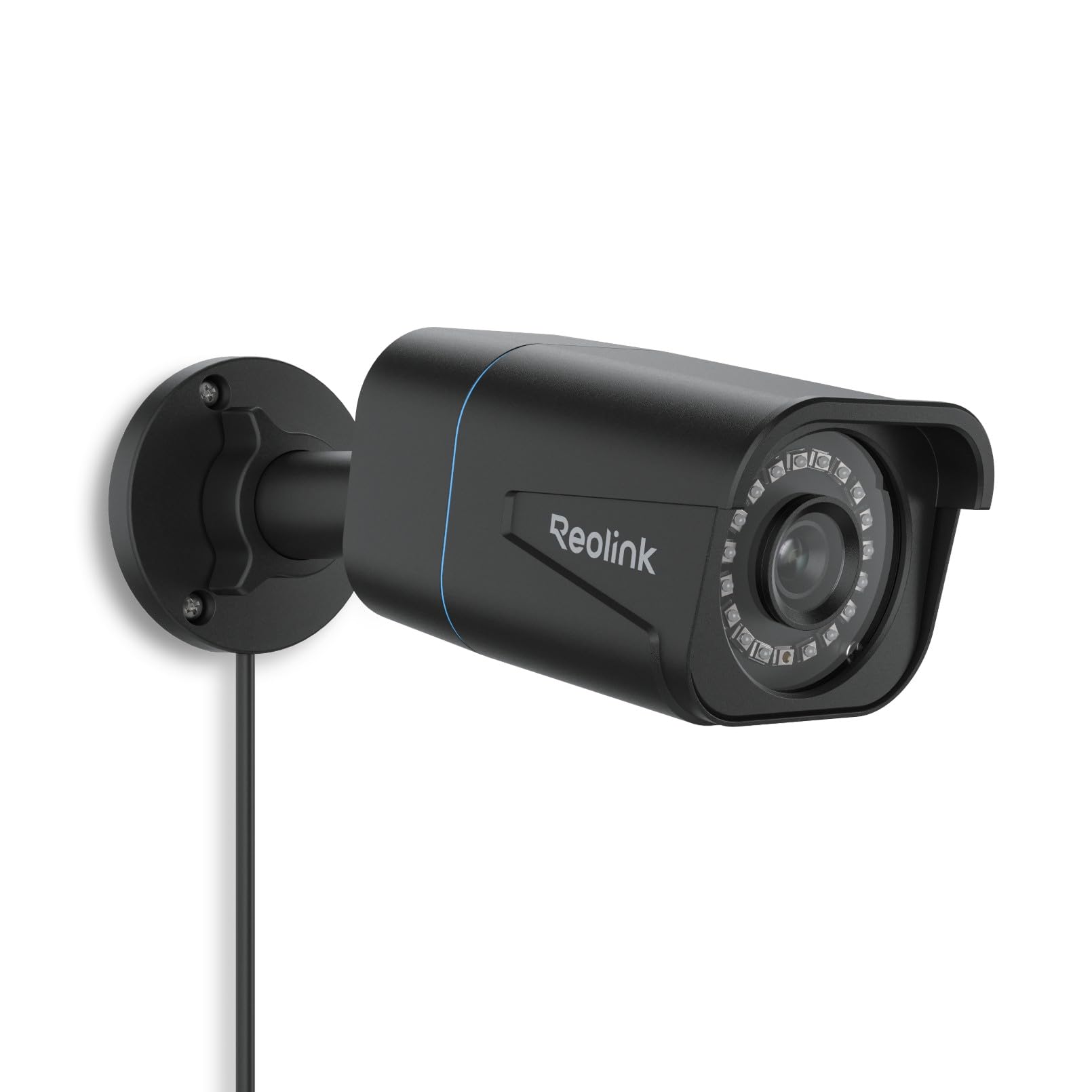 Reolink 4K Smarte PoE Überwachungskamera Aussen mit Personen-/Fahrzeug-/Tiererkennung, 8MP IP Kamera mit microSD Kartensteckplatz, Audio, IR Nachtsicht, Wasserfest, Zeitraffer, RLC-810A Schwarz