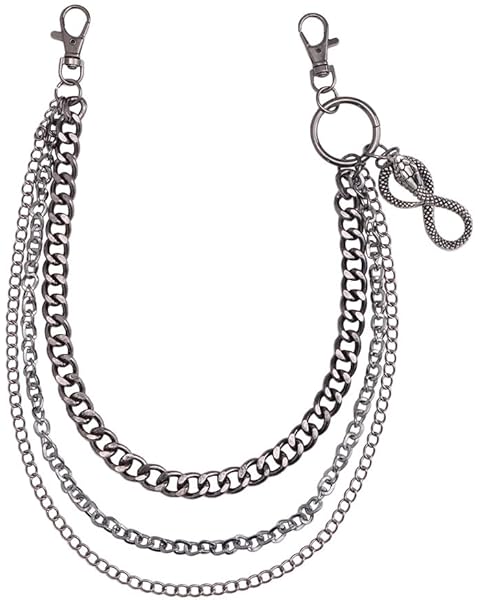 Pants Chain Vintage Wallet Chain Punk Gothic Chains Hip Waist Chains for Men Women