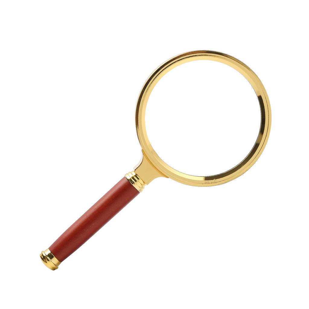 MRKU Lente di ingrandimento Super Chiara 10x Lettura Anziani Bambini Studenti Comoda Lente di ingrandimento Portatile Lenti di ingrandimento