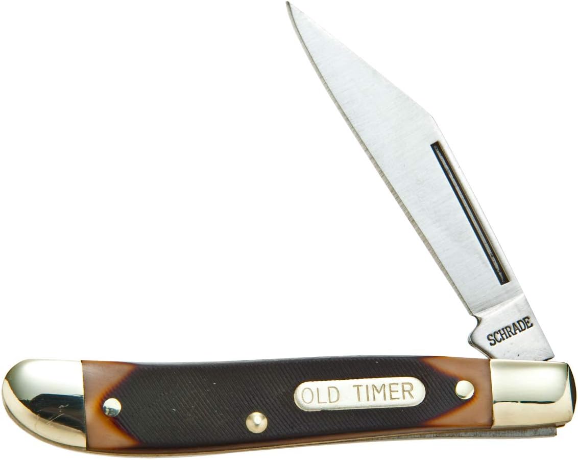 12OT Pal Folding Pocket Knife with Saw Cut Handle