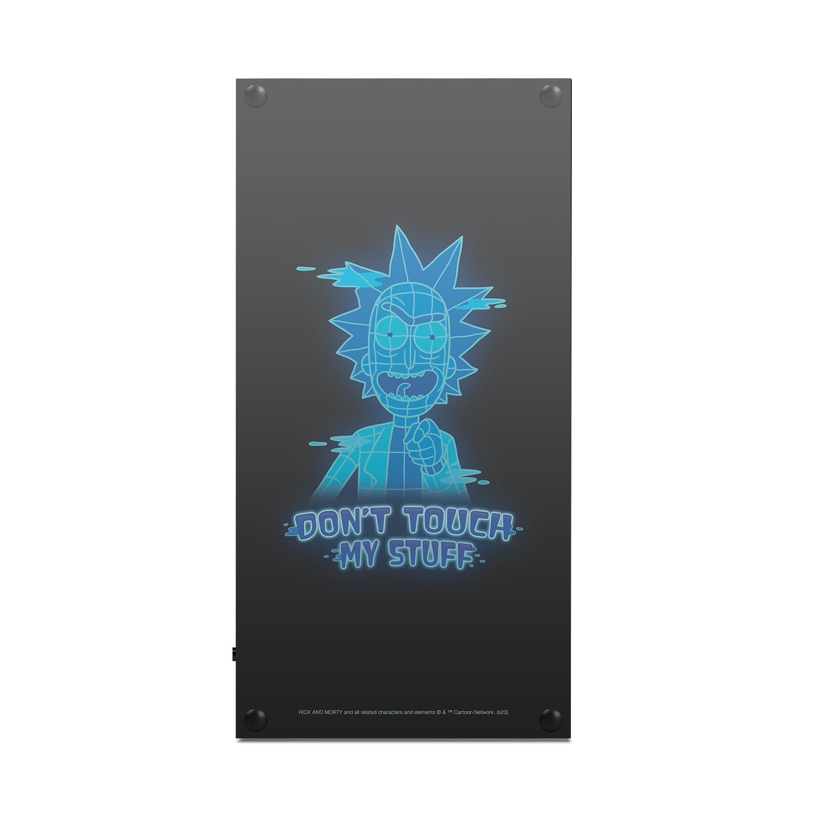 Head Case Designs sous Licence Officielle Rick and Morty Ne Touchez Pas À Mes Affaires Graphiques Vinyle Autocollant De Jeu Peau Autocollant Couverture Compatible avec Xbox Series X Console