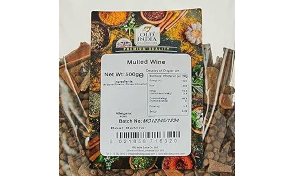 Old India Mulled Wine Spice, 1 kg