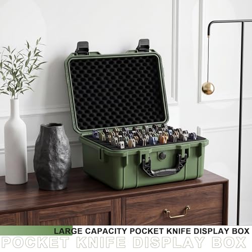 Image of 40 Folding Knife Case Waterproof Pocket Knife Holder
