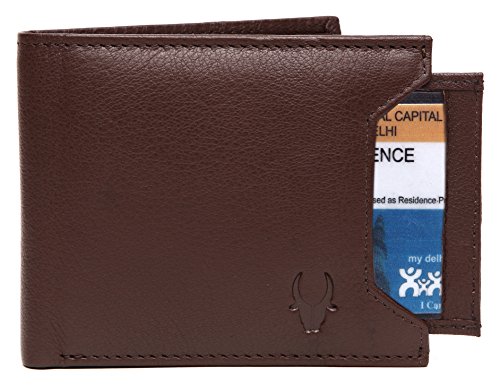 Image of WildHorn Leather Old River Casual Wallet For Men, Brown
