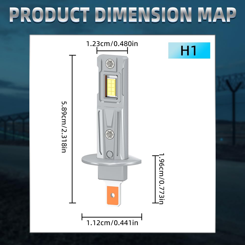 Żarówka LED H7 12000LM 6000K Biała Zimna, zestaw 2 sztuk | Chłodzenie Miedziowe Plug&Play do świateł drogowych i mijania Chłodzenie Miedziowe Kompatybilna z VW Skoda Audi BMW Mercedes