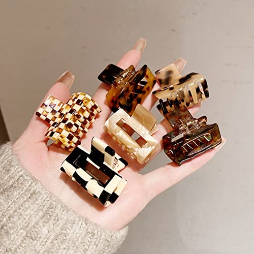 Nonslip Clip Acetate Hair Jaw Clips Nonslip Clip, Small Claw Hair Clips for Women Girls,Tiny Hair Claw Clips for Thin Medium Thick Hair - Image 2