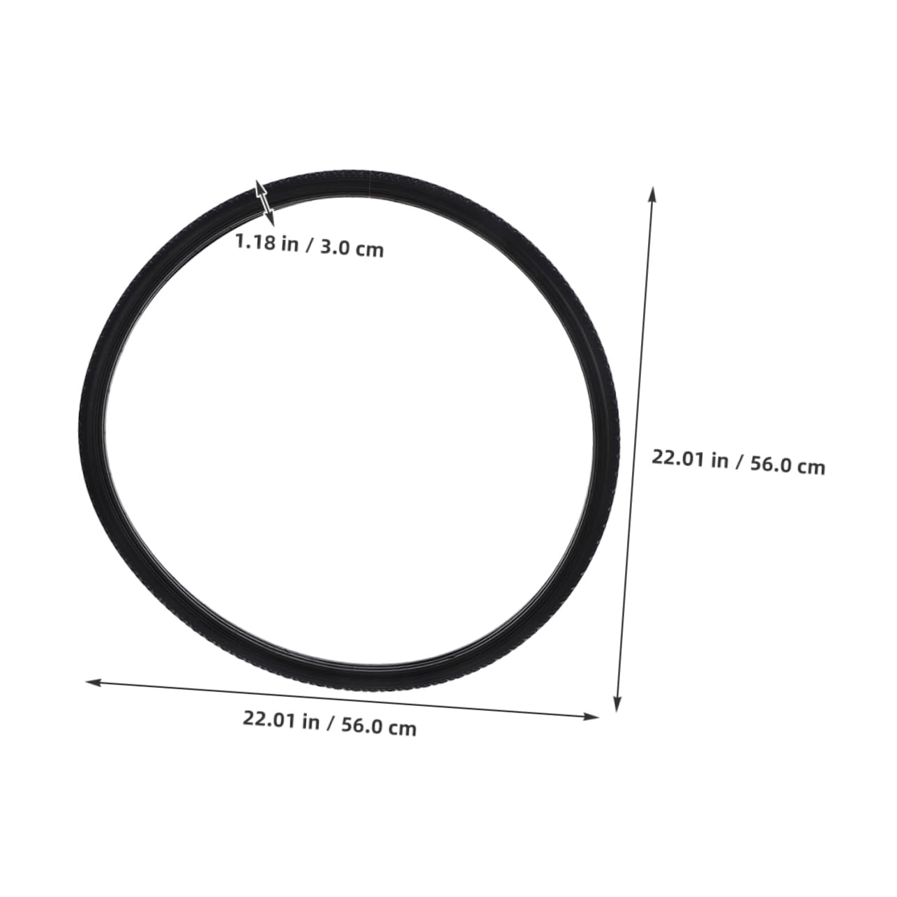 BEBEMOKO Flat Wheelchair Tires Pu Solid Replacement Easy-Mount for Front Rear Wheelchair Wheels