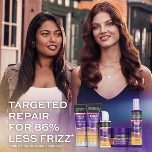 John Frieda Frizz Ease Miraculous Recovery Repairing Conditioner 250ml, Smoothing Conditioner for Frizzy Hair - Image 3