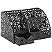 EasyPAG Desk Organizer and Pen Holder for Desk, Mesh Office Supplies Storage Caddy with Drawer for Small Space, Desktop Organizer for Home Office, Black