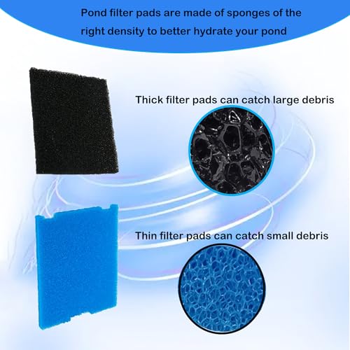 Delapan almohadillas filtro estanque, paquete 4 unidades miniatura 3