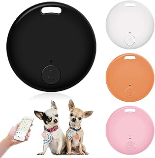 Key Finder Locator, Senbos 4 Pack Bluetooth 5.0 Mini Portable GPS Tracker Smart Anti Lost Wireless Tracking Tag Device for Kids Pet Keychain Wallet Luggage and Item Locating, Phone APP Control