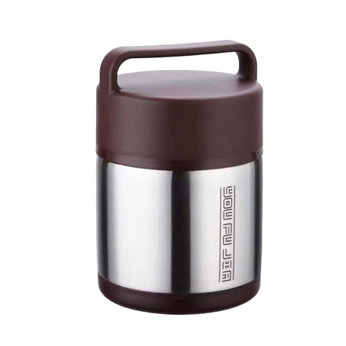 jojofuny Fiambrera Doble Capa Aislante Acero Inoxidable de 1,8l Térmica de Recipiente Portátil Comida Caliente para Adecuado para Oficina y Viajes