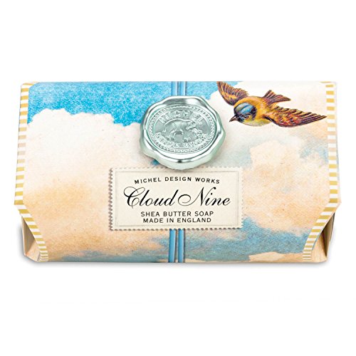 Michel Design Works Triple Milled Shea Butter Bath Soap Bar, Cloud Nine