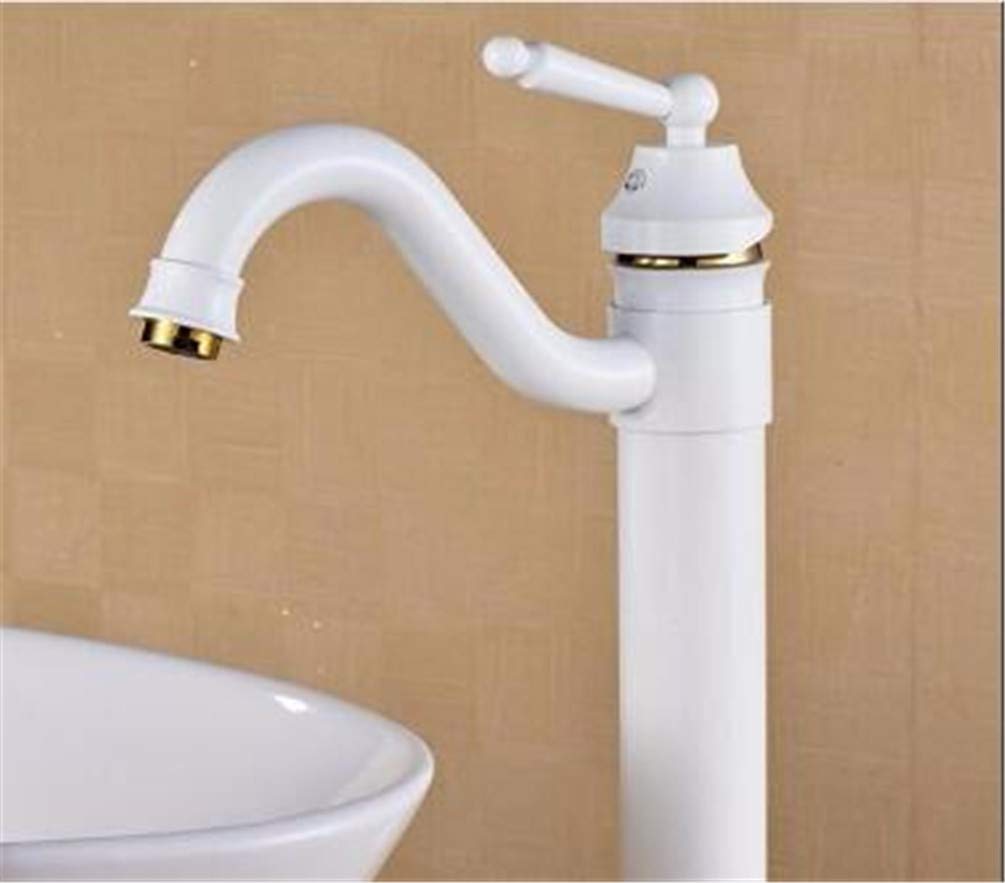 Robinet mitigeur bronze antique rétro pour contrôle eau chaude froide