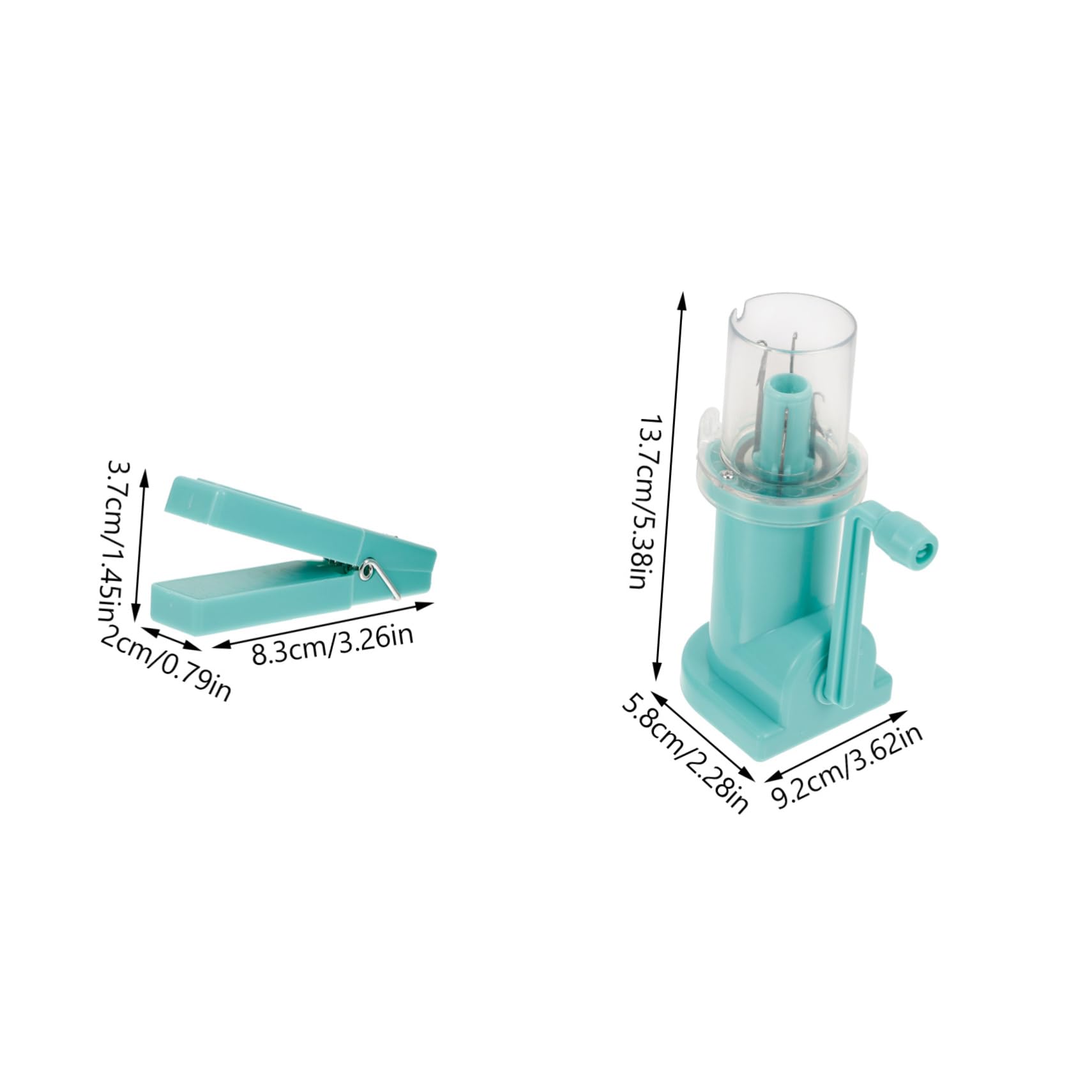 ERINGOGO DIY Hand Knitting Machine Plastic Spool Knitter for Fishtail Button Knot Spiral Loop Craft Embellish-Knit Sewing Accessories