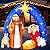 Rocinha Christmas Inflatable Nativity Scene Outdoor 7.5FT W Inflatable Christmas Decorations for The Yard, Christmas Blow Up Decorations with Star of Bethlehem Archway, Blow Up Nativity Scene Outdoor