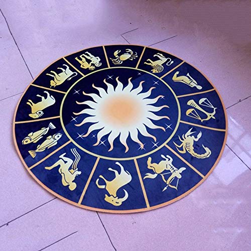 Tapis de salon de famille rond MU Accueil pour sublimer votre table basse