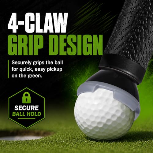 GEAVOUED 4-Claw Pressure Golf Ball Grabber